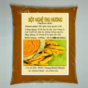 Bột nghệ, bột nghệ vàng, bột nghệ Thu Hương, bột nghệ vàng Thu Hương, bot nghe, nghe vang, bot nghe vang Thu Huong