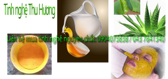 Trị mụn hiệu quả với tinh bột nghệ vàng, lô hội và cam quýt