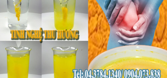 Tinh bột nghệ vàng chữa bệnh thoái hóa khớp