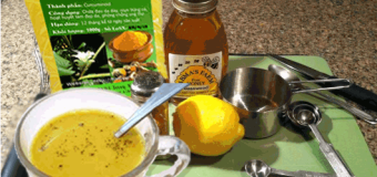 Tinh bột nghệ vàng với công thức làm trà nghệ