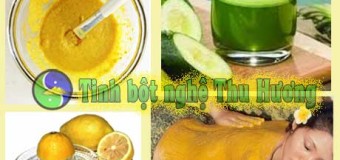 Kem dưỡng da toàn thân với tinh bột nghệ vàng