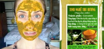 Làm mặt nạ tinh bột nghệ vàng kết hợp trái cây mùa nào thức nấy