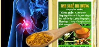 Bệnh xương khớp có thể ngăn ngừa với tinh bột nghệ vàng