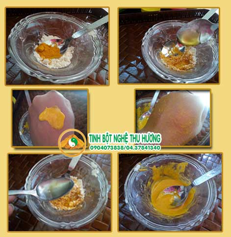 Trị rám nắng, rám nắng, tinh bột nghệ, nghệ vàng, bàn tay, tinh bot nghe, bot nghe, nghe vang