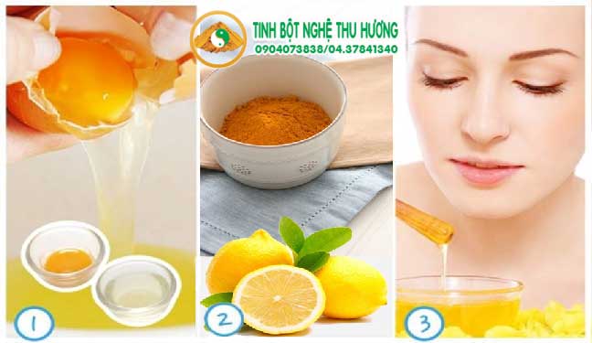 Cách trị nám da mặt, trị nám, trị nám da, tinh bột nghệ, nghệ vàng, lòng trắng trứng, tinh bot nghe, nghe vang