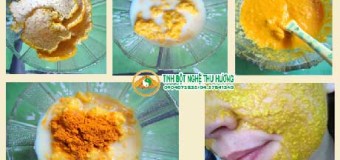 Tự làm mặt nạ với vỏ cam, mật ong, sữa và nghệ vàng cho da dầu