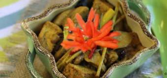 Đậu phụ nấu hon kiểu miền Trung-món chay của các Phật tử