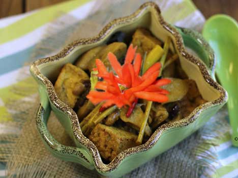 Đậu phụ, Đậu phụ nấu hon, Ăn chay, nghệ vàng, bột nghệ, bột nghệ vàng, dau phu, nghe vang, bot nghe, bot nghe vang, tinh bột nghệ, tinh bot nghe