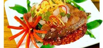 Cá thu chiên nghệ vàng thơm ngon bổ dưỡng