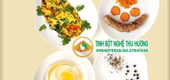 Nấu ăn với tinh bột nghệ vàng để giảm đau như thế nào?