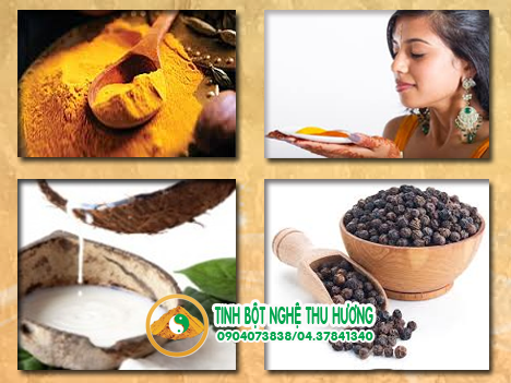 tinh bột nghệ, chất béo, sức khỏe, hấp thu, curcumin