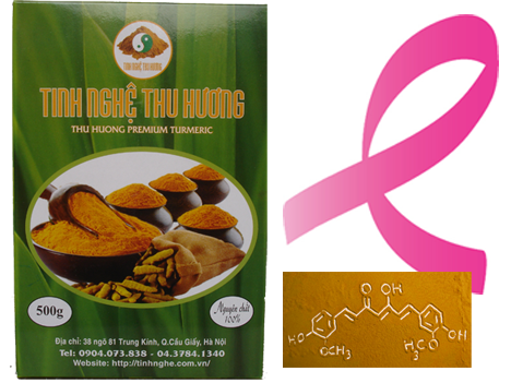Ung thư vú, ung thư, nghệ vàng, curcumin, tinh bột nghệ, bột nghệ, ung thu vu, tinh bot nghe, bot nghe, nghe vang