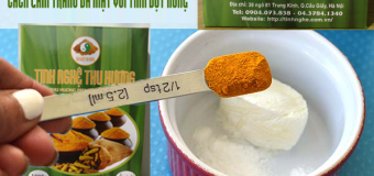 Cách làm trắng da mặt tại nhà với mặt nạ tinh bột nghệ vàng