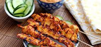 Các món ăn hàng ngày bổ sung tinh bột nghệ – Thịt gà nướng kiểu Thái