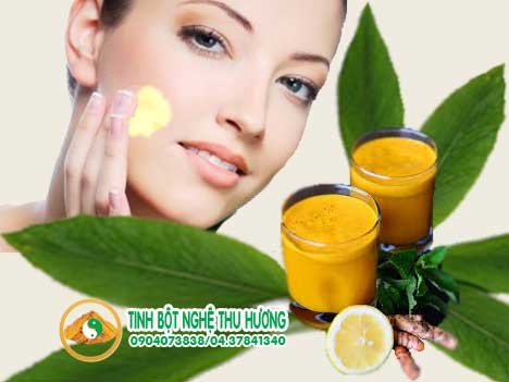 Làm đẹp, tinh bột nghệ, bột nghệ, nghệ vàng, làn da, Lam dep, tinh bot nghe, bot nghe, nghe vang