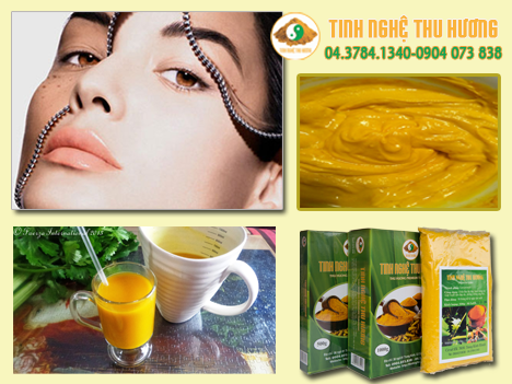 trị nám da, nám da, tinh bột nghệ, bột nghệ, nghệ vàng, Melanin, Phạm Văn Hiển, sạm da, tri nam da,