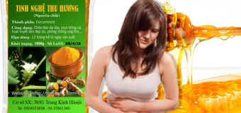 Viêm dạ dày và bài thuốc tinh bột nghệ vàng với mật ong