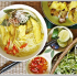 Nghệ vàng, bún cá, cá lóc, nước lèo, món ăn,